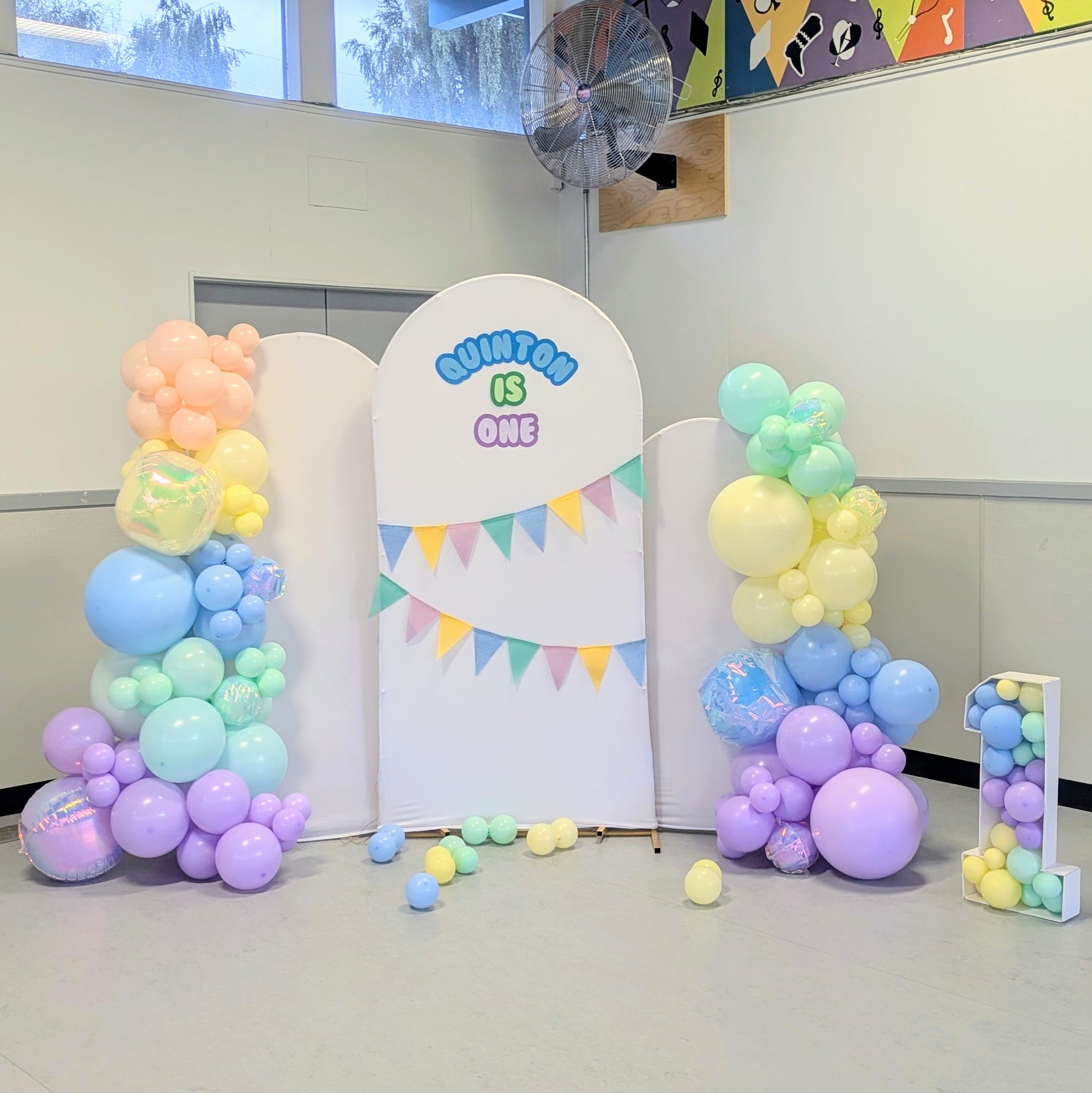 Rainbow 1st birthday